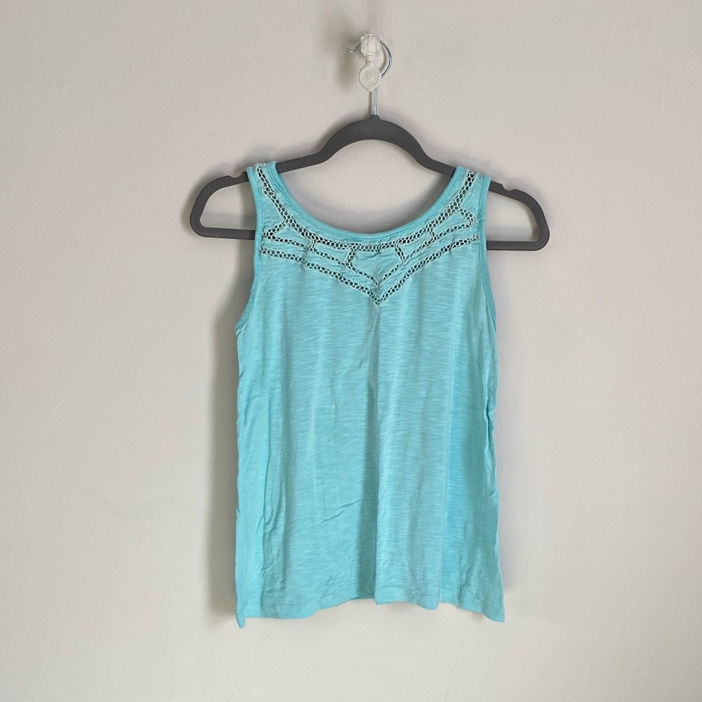 Turquoise tank top